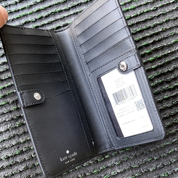 Kate Spade Staci Colorblock Large Slim Bifold Wallet - Picture 8 of 16